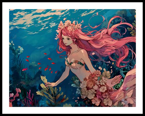 Plakat 65x50cm Nimfa Oceanu na Arena.pl