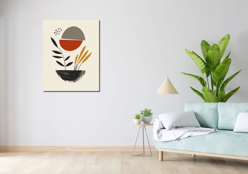 Obraz 70x90cm Świt z Akcentem zdjęcie 2