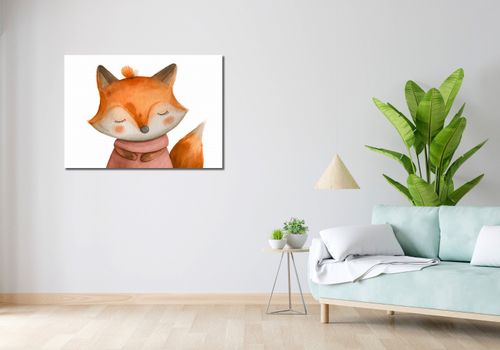 Obraz 100x70cm Czarujący Lisek na Arena.pl