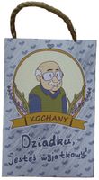 tabliczka / obraz do zawieszenia 20x30  kochany dziadku