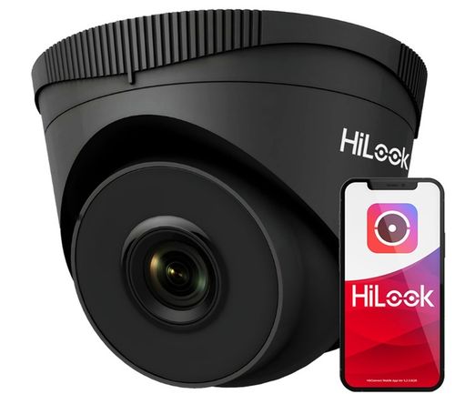 Kamera IP 5MPX IR30m PoE HiLook IPCAM-T5 BLACK Aplikacja HiLook App na Arena.pl