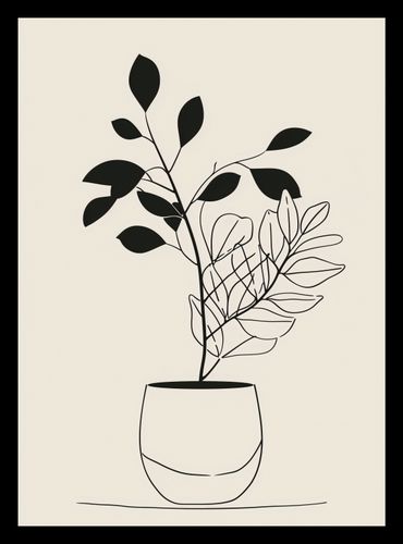 Plakat 20,5x28,4cm Prostota Doniczki na Arena.pl