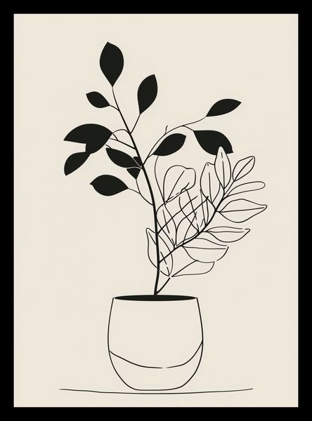 Plakat 20,5x28,4cm Prostota Doniczki zdjęcie 2
