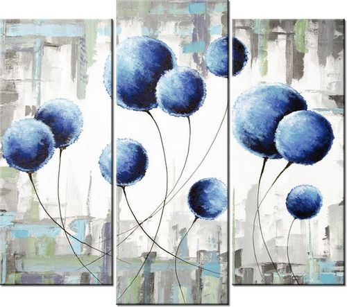 90 80CM OBRAZ T3 ELEM ABSTRAKCYJNE DMUCHAWCE DRUK ŚCIENNY na Arena.pl