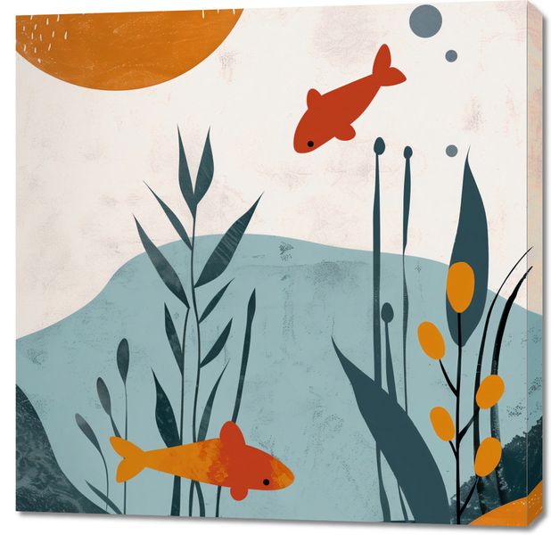 Obraz 90x90cm Podwodny Świat zdjęcie 1