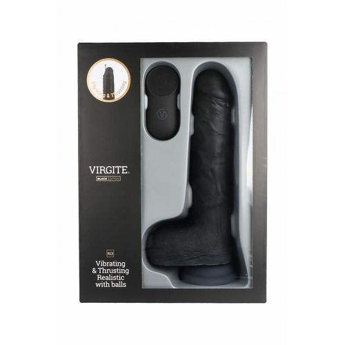 Realistyczne dildo Virgite R13 Czarny 20 cm na Arena.pl