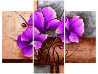 70 90CM OBRAZ 3 ELEM MAKI INACZEJ ŚCIENNY PŁÓTNO