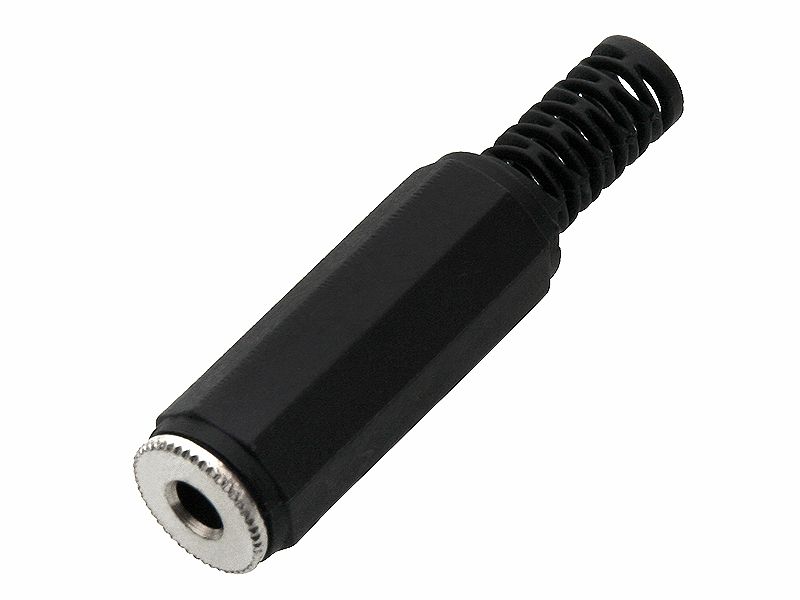 Gniazdo Jack 3.5 MN na kabel plastikowe zdjęcie 1