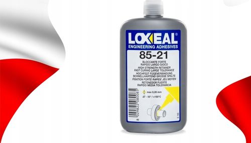 KLEJ DO ŁOŻYSK TULEI PIAST LOXEAL 85-21 MAKSYMALNA SIŁA MOCOWANIA 250 ml na Arena.pl