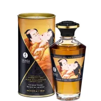 shunga aphrodisiac warming oil caramel kisses 100ml - olejek rozgrzewający