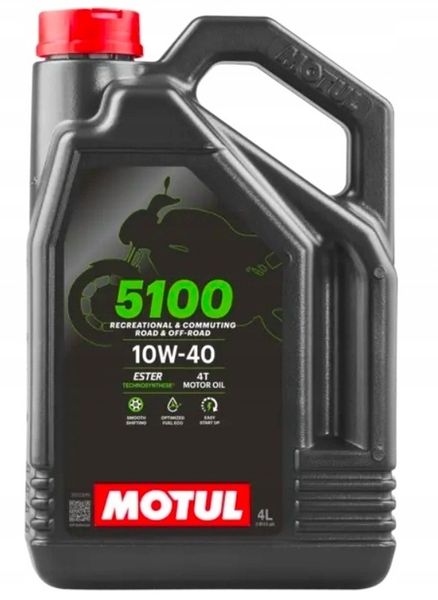 OLEJ MOTUL 10W40 5100 4T 4L zdjęcie 1