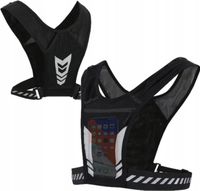 Kamizelka do biegania odblaskowa szelki siateczka na telefon kartę