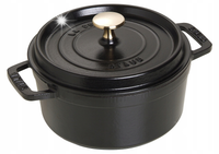 Staub La Cocotte Garnek żeliwny okrągły 1.7 ltr, czarny