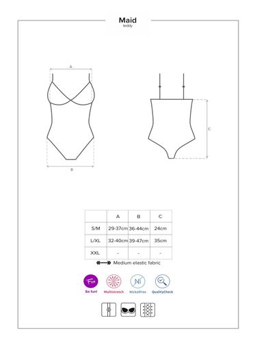 Maid body kostium S/M na Arena.pl