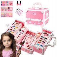 Kuferek z Kosmetykami dla Dziewczynki - Zestaw Beauty dla Małej Księżniczki