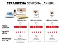 K2 GRAVON LITE OCHRONA LAKIERU NA ROK 30ml G032