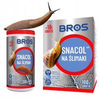 BROS NA ŚLIMAKI -NIEBIESKIE GRANULKI- SNACOL 250G + UZUPEŁNIENIE 1,1KG