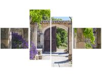 140CM 70 OBRAZ STARE OPACTWO ST HILAIRE ŚCIENNY