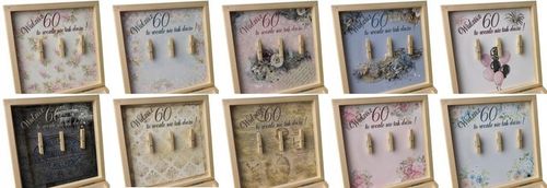 PREZENT NA 60 URODZINY PUDEŁKO Z ŻYCZENIAMI na Arena.pl