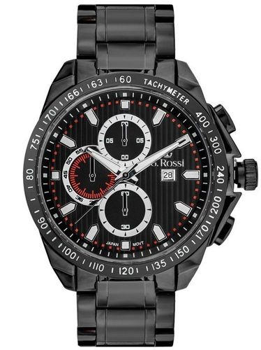 ZEGAREK MĘSKI G. ROSSI VIPER +BOX +GRAWER datownik bransoleta srebrny na Arena.pl
