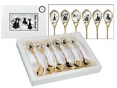 Kpl. 6 łyżeczek - Crazy Cats (CARMANI)