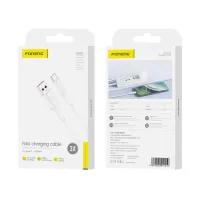 foneng kabel xs01 usb-c 3a 1m biały