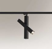 Industrialna LAMPA sufitowa MITSUMA 7996 Shilo prostokątna OPRAWA do 3-fazowego systemu szynowego czarny