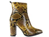 Wężowe snake botki damskie eko skóra 38