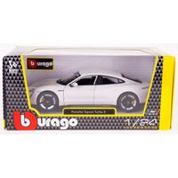 1:24 porsche taycan turbo s white 0985