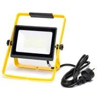 Przenośna lampa robocza LED 50W 6500K z podstawką i kablem 1,8m do biura