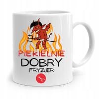 Kubek Dla Fryzjera Barbera Piekielnie Dobry Z Nadrukiem Ze Zdjęciem