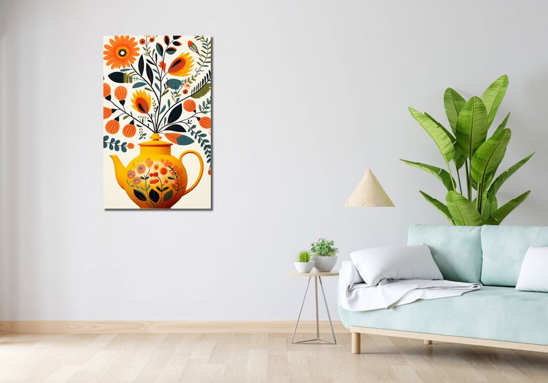 Obraz 60x100cm Bujna Herbata zdjęcie 2