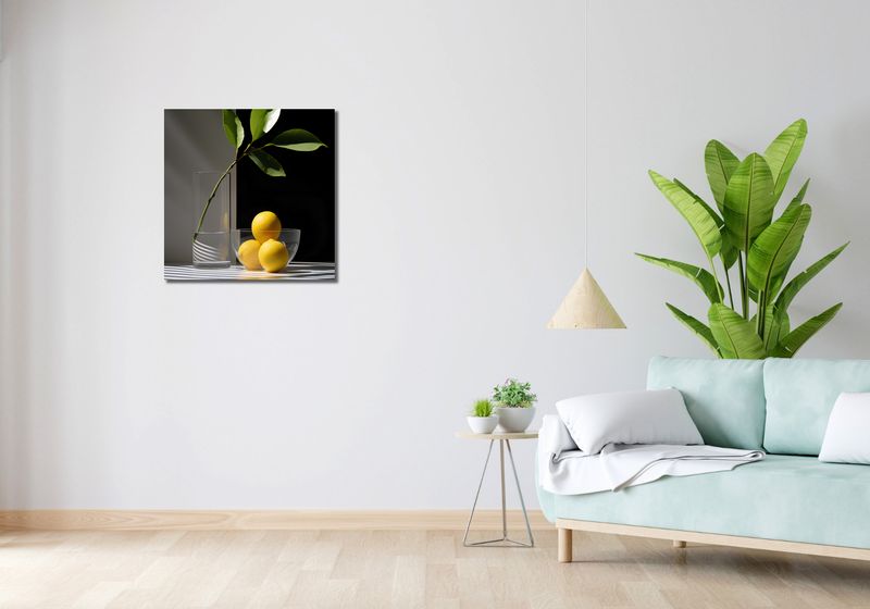 Obraz 60x60cm Cytrusowa Aranżacja zdjęcie 2