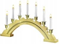 SCHULTE KUNSTGEWERBE DREWNIANY ŚWIECZNIK ŁUK