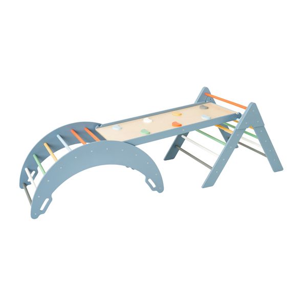 domowy plac zabaw Moon Max niebiesko-kolorowy zdjęcie 1