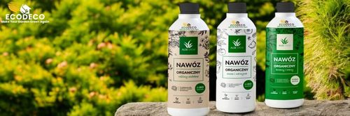 Naturalny nawóz organiczny 1 l użyźnia glebę wiosenny do trawy i krzewów na Arena.pl