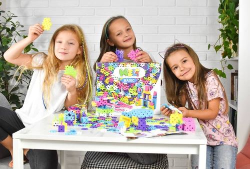 Klocki Meli Basic różowe Pink 1000 szt. mini wafle na Arena.pl
