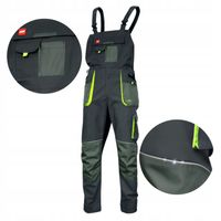 Spodnie OGRODNICZKI ROBOCZE Elastyczne męskie WYTRZYMAŁE STRETCH SLIM BHP