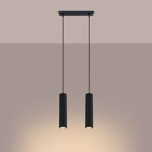 Lampa wisząca KARBON 2 czarny na Arena.pl
