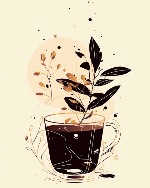 Plakat 40x50cm Jesienna Donica zdjęcie 1