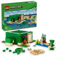 LEGO MINECRAFT DOMEK NA PLAŻY ŻÓŁWI ZESTAW 21254 KLOCKI NA PREZENT DOM