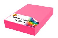 papier kolorowy a4 80g różowy fluo neon 500 arkusz