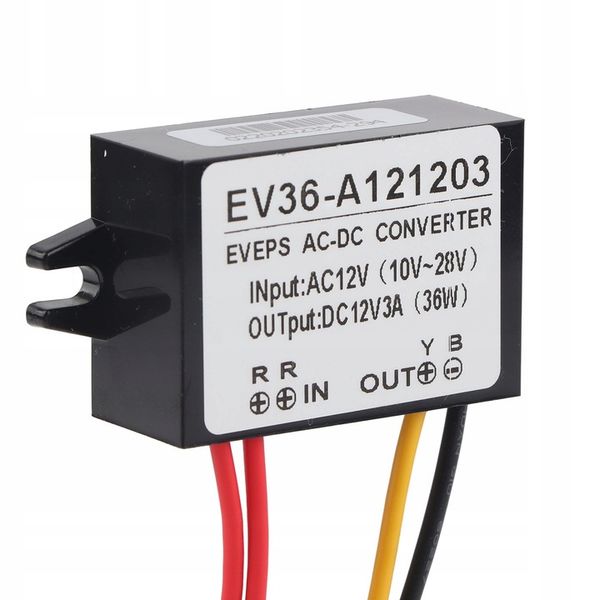 3A AC 10-28V NA DC 12V REGULATOR KONWERTERA MOCY zdjęcie 15