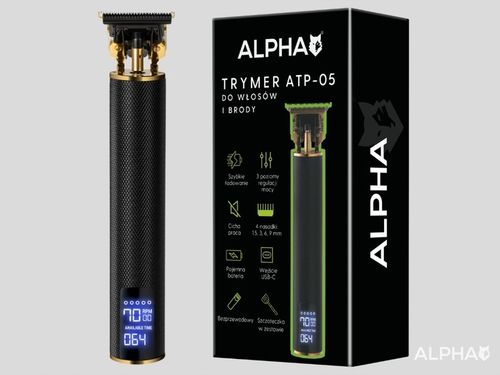 Trymer do Brody Alpha Pro - Maszynka do Strzyżenia i Golenia Włosów i na Arena.pl