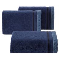 Ręcznik frotte z bordiurą 30X50 granatowy