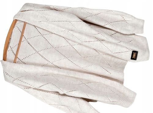 KARDIGAN AŻUROWY MODNA NARZUTKA SWETER AŻUROWY K55 M/L na Arena.pl