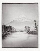 Plakat 40x50cm Góra Fuji, G.A. Audsley Vintage do Salonu