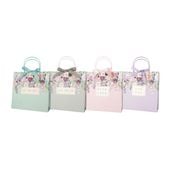 TORBA PREZENTOWA PASTELOWA Z KOKARDĄ 28X28CM 0071-0521 INCOOD