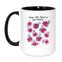 Duży Biało-Czarny 450 ml