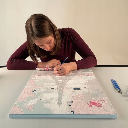 Malowanie po Numerach 40x50 Obraz na Ramie do Malowania Zestaw dla Dzieci na Arena.pl